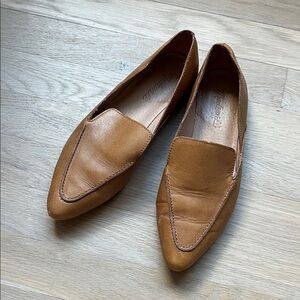 Madewell Tan Leather Flats